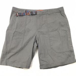 MERRELL Selectwick Shorts Men XL 38 Gray Linen Performance Blend Hiking Outdoor